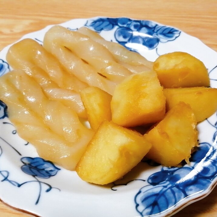 じゃがいもとこんにゃくの炒め物